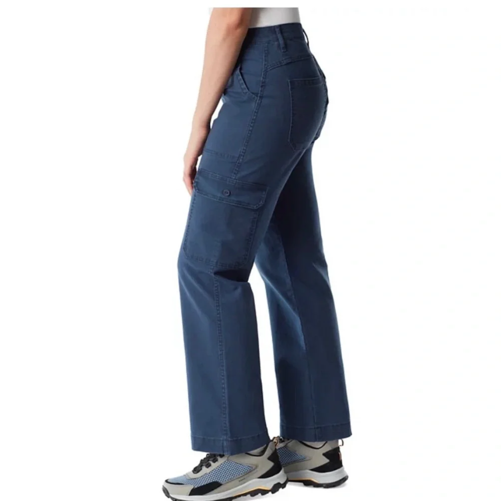 BASS Outdoor Cargo Straight Pant Navy - Picture 3 of 3